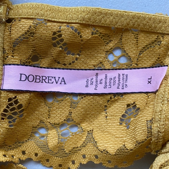 Golden Lace Bralette - Picture 3 of 3